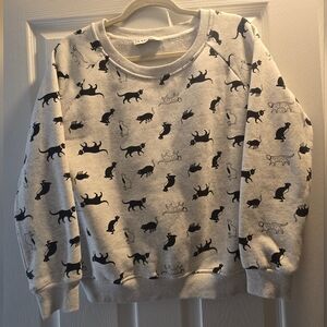 Sm Wardrobe Cat Pattern Sweater
